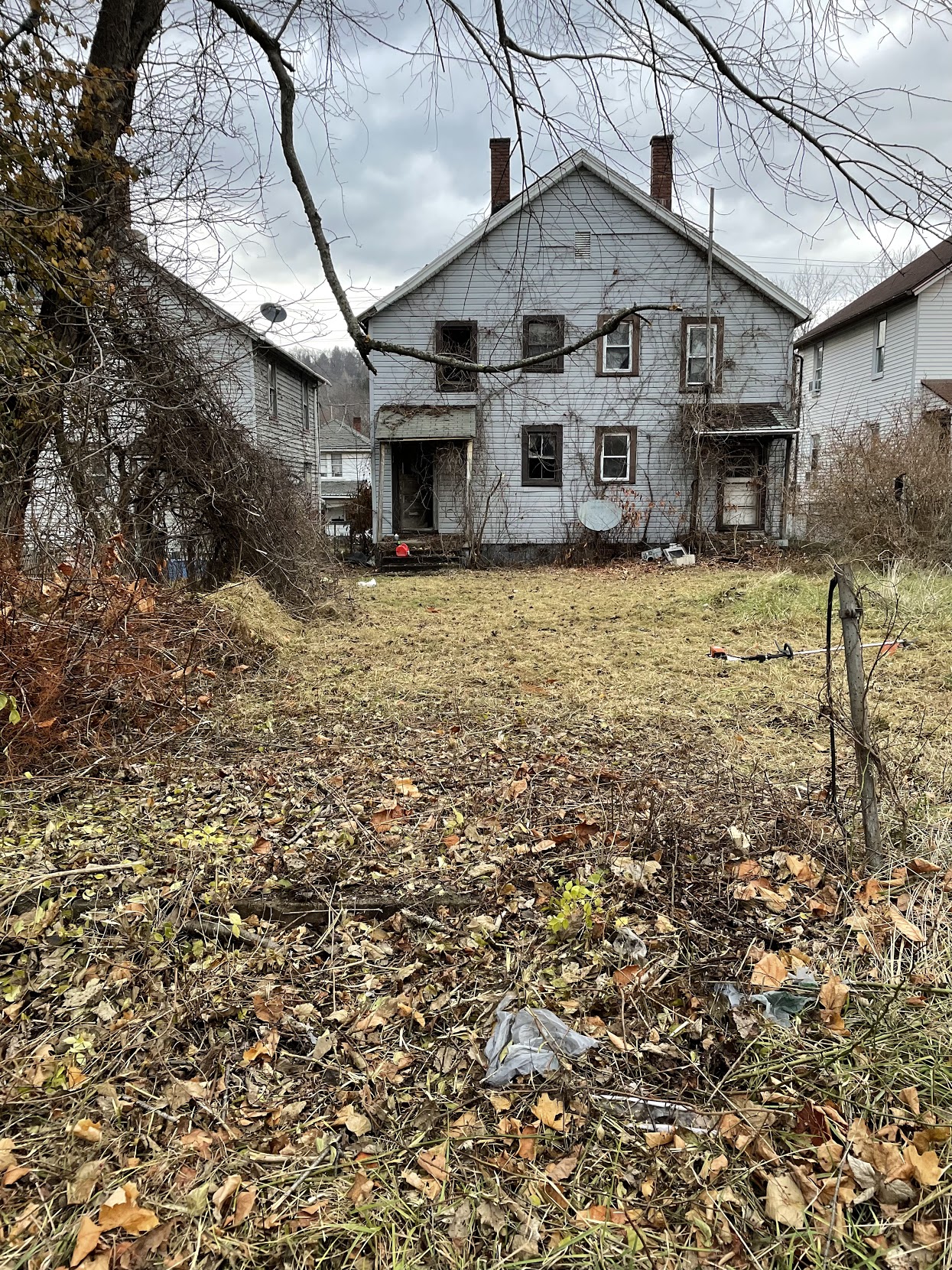 Inherited house property that may need repairs or renovation before selling